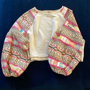 Free People cropped sweater